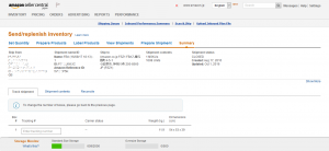 Creating an incoming delivery for Amazon Japan